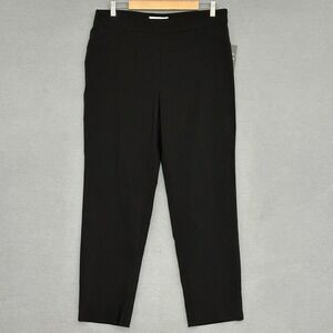 Yummie Womens Pants 14 Black Tummy Control Slim‎ Leg Wrinkle Resistant Classic